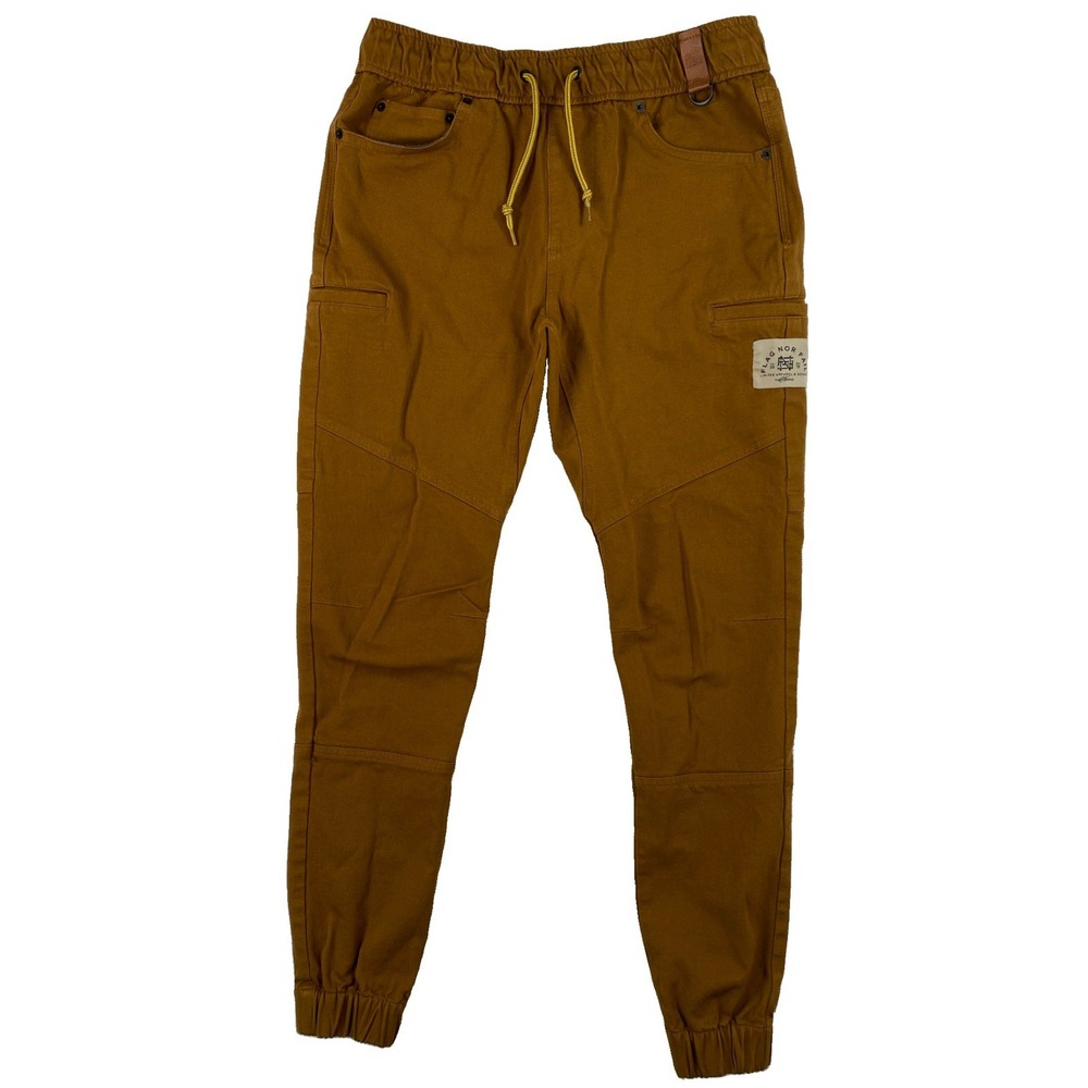 Flag Nor Fail Forever Collection Jogger Pants Men's Small Brown Drawstring